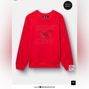 NFL Kansas City Chiefs Red Crewneck